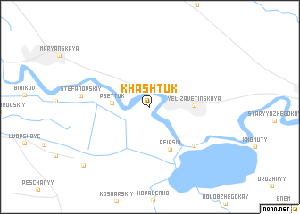 map of Khashtuk