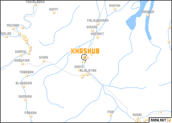 map of Khashūb