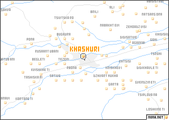 map of Khashuri