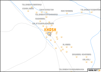 map of Khāsh