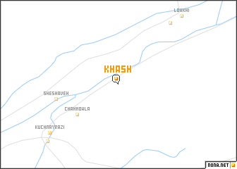 map of Khāsh