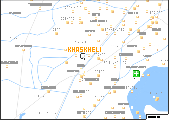 map of Khāskheli