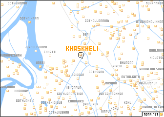 map of Khāskheli