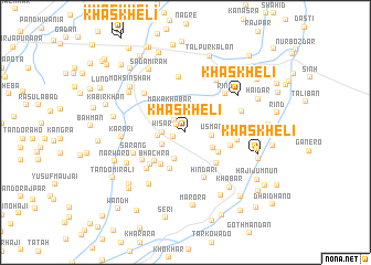 map of Khāskheli