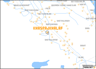 map of Khasraj Khalaf