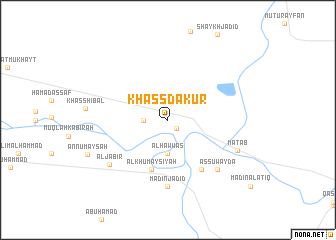 map of Khass Dākūr