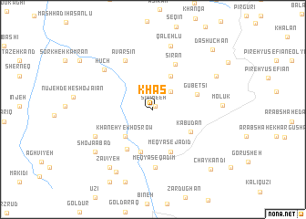 map of Khās