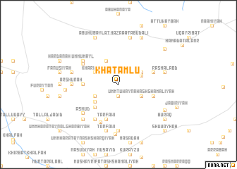 map of Khaţamlū
