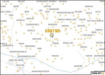 map of Khātar