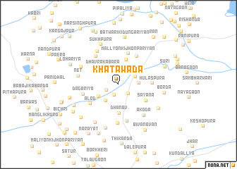 map of Khatāwada