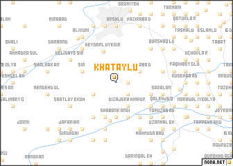 map of Khaţāylū