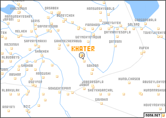 map of Khāţer