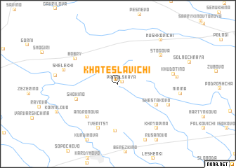 map of Khateslavichi