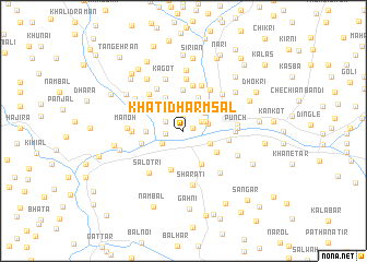 map of Khati Dharmsāl