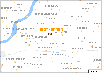 map of Khatmanovo