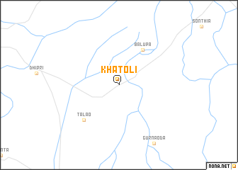 map of Khātoli