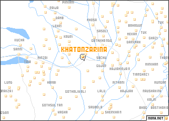 map of Khaton Zārina