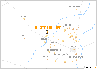 map of Khatoti Khurd