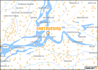 map of Khatpur Sind