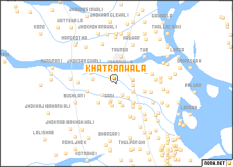 map of Khatrānwāla