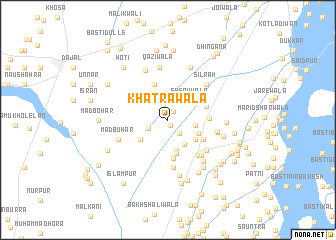 map of Khatrāwāla