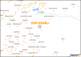 map of Khatrewāli