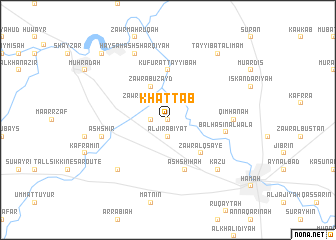 map of Khaţţāb