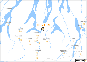 map of Khātum