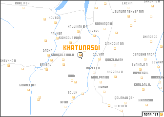 map of Khātūnasdī