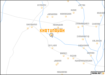 map of Khātūn Āwah