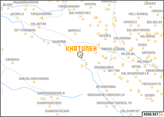 map of Khātūneh