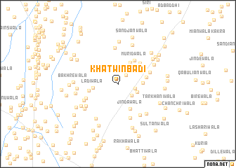 map of Khatwin Badi