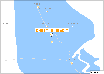 map of Khatyn-Arinskiy