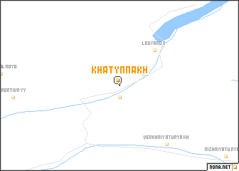 map of Khatynnakh