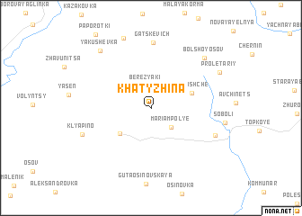 map of Khatyzhina