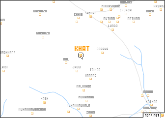 map of Khat