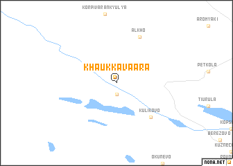 map of Khaukkavaara