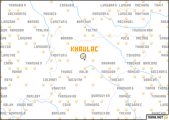 map of Khau Lác