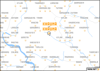 map of Khau Ma