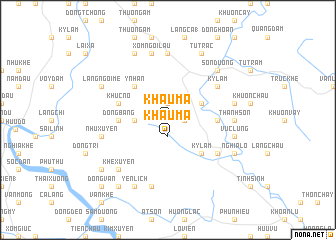 map of Khau Ma