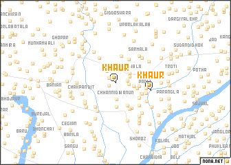 map of Khaur