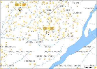 map of Khaur