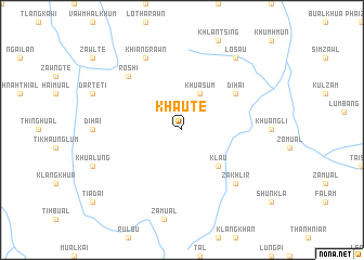 map of Khaute