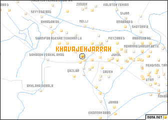 map of Khavājeh Jarrāḩ