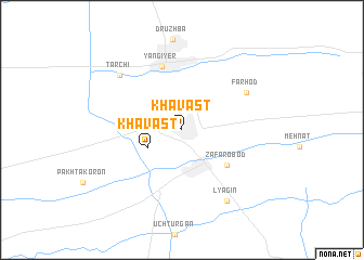 map of Khavast