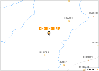map of Khavhambe