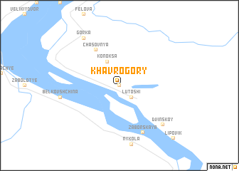 map of Khavrogory