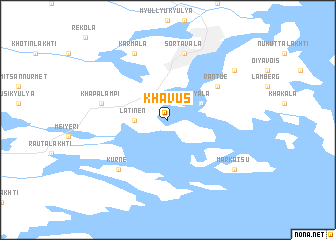 map of Khavus