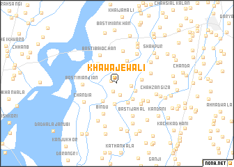 map of Khawājewāli