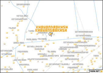 map of Khāwand Bakhsh